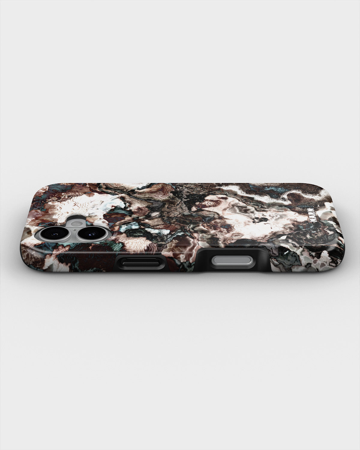 iPhone 16 Plus Tough Case – Marble Brown - View 3