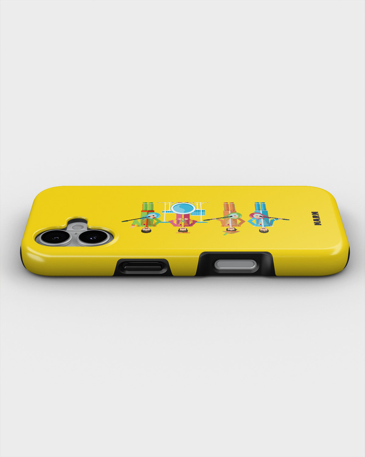 iPhone 16 Plus Tough Case – Beatles Yellow - View 3