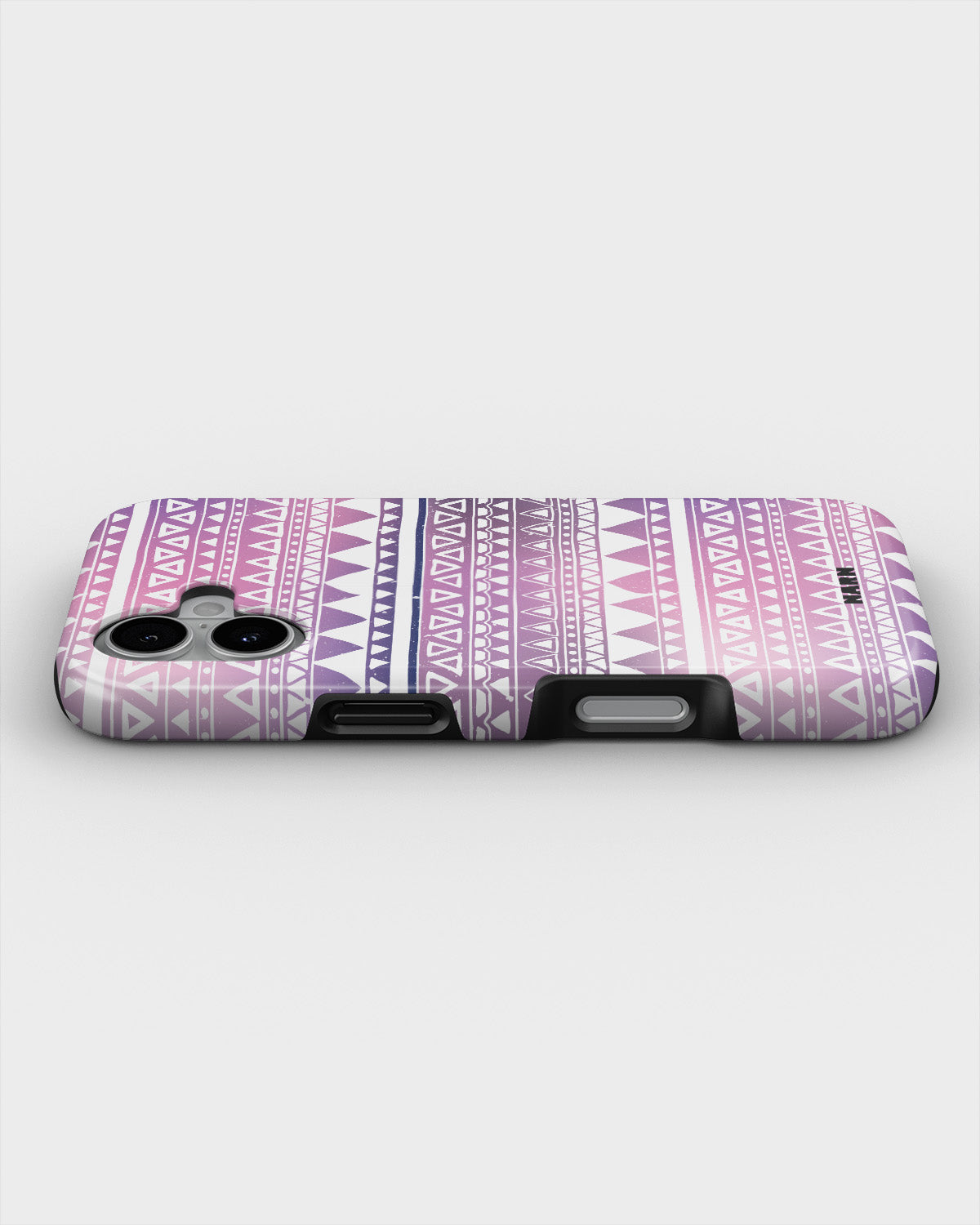 iPhone 16 Plus Tough Case – Purple Aztec - View 3