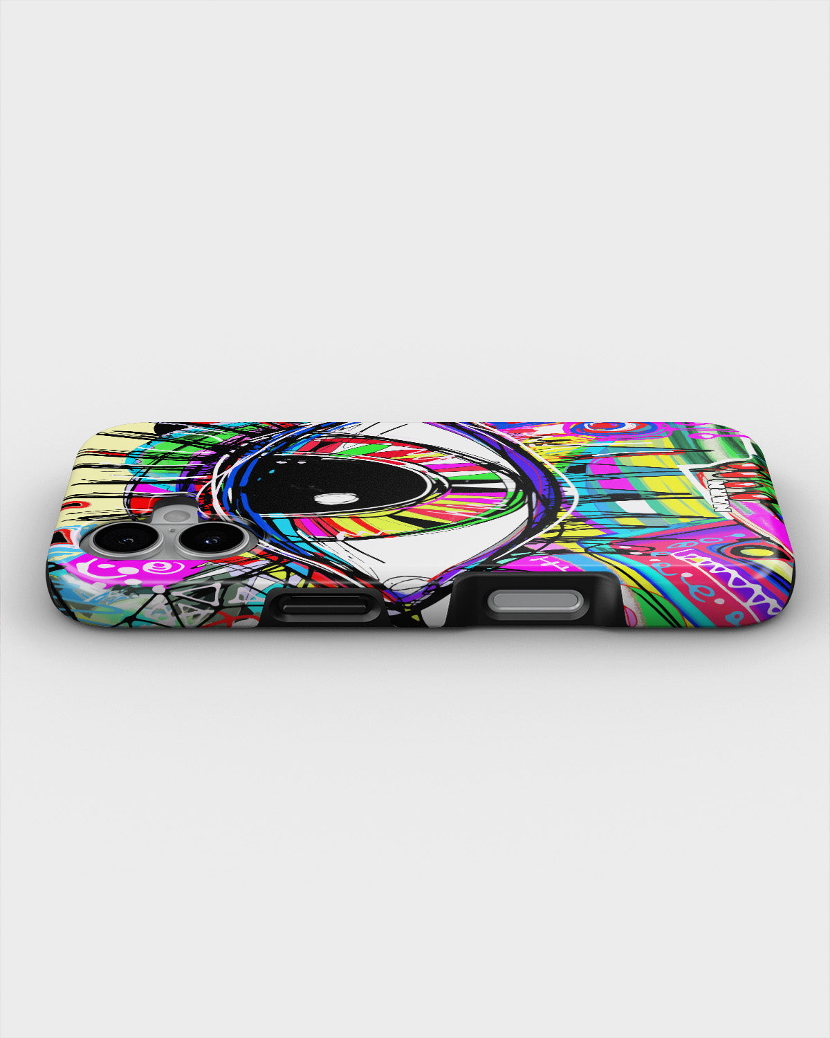 iPhone 16 Plus Tough Case – Abstract Eye - View 3