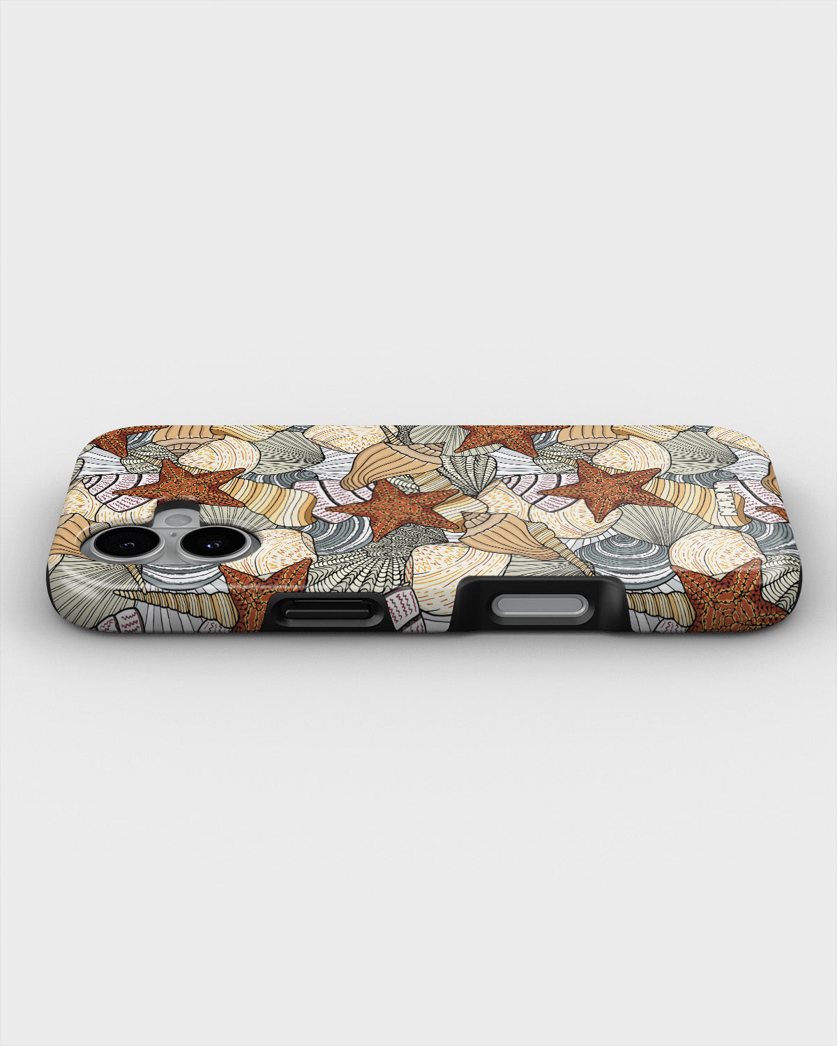 iPhone 16 Plus Tough Case – Sea Shells - View 3