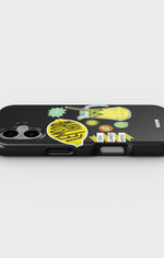 iPhone 16 Plus Tough Case – Lemon Summer - View 3