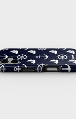 iPhone 16 Plus Tough Case – Deep Blue Voyage - View 3