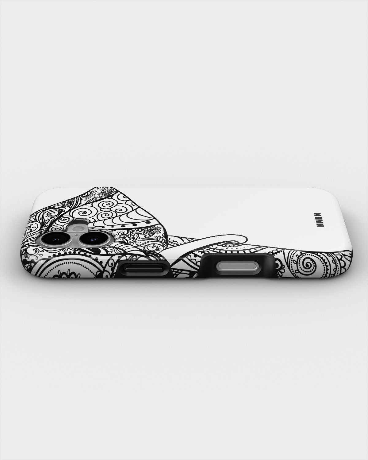 iPhone 16 Plus Tough Case – Mandala Elephant - View 3