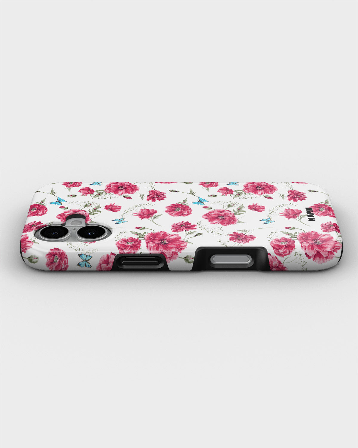 iPhone 16 Plus Tough Case – Poppies in Bloom - View 3