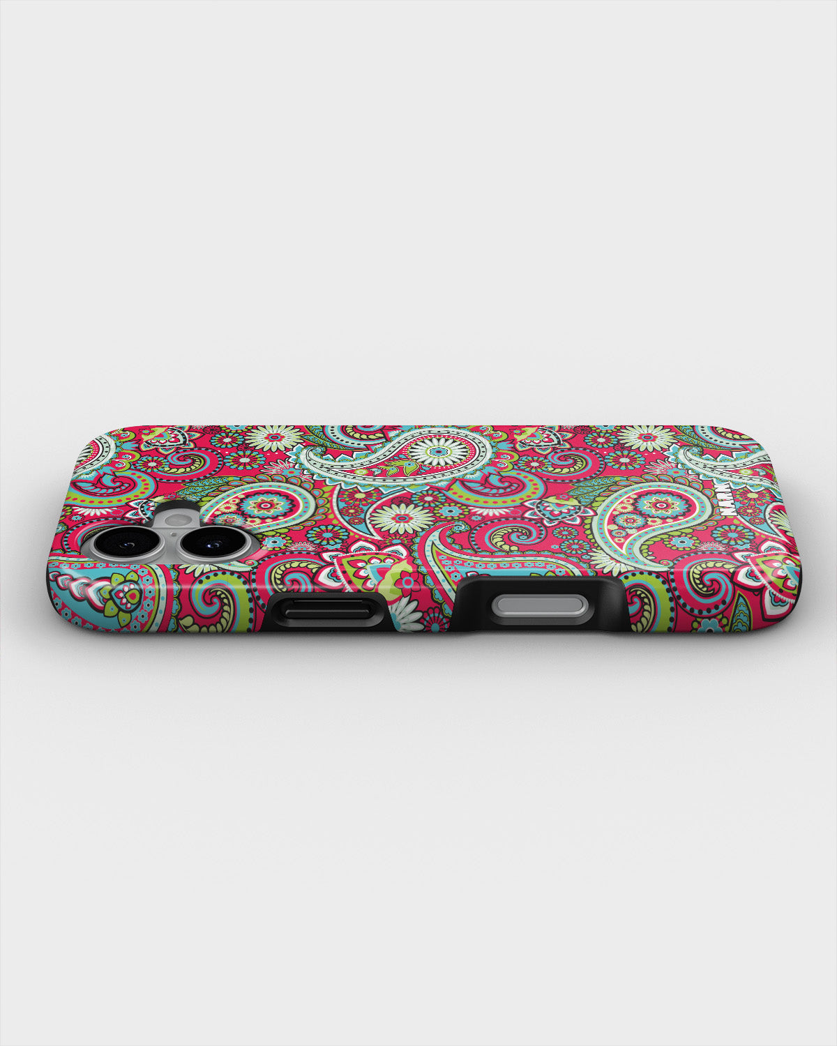 iPhone 16 Plus Tough Case – Paisley Paradise - View 3