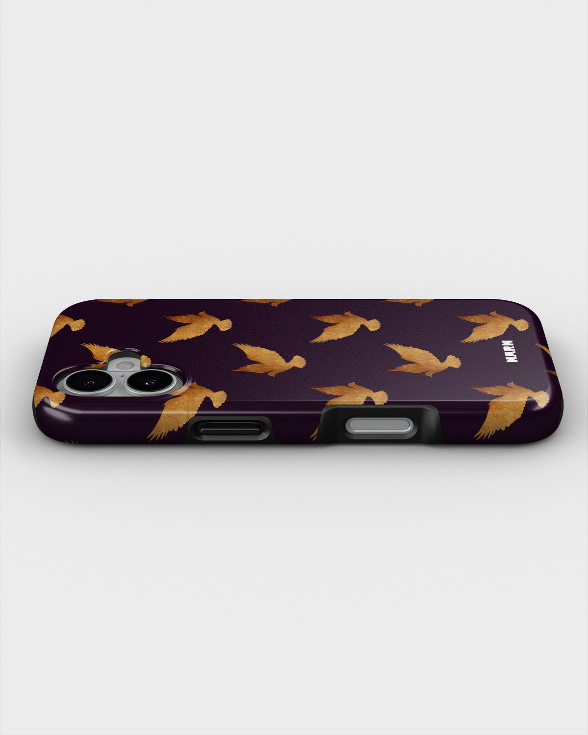 iPhone 16 Plus Tough Case – Royal Doves - View 3