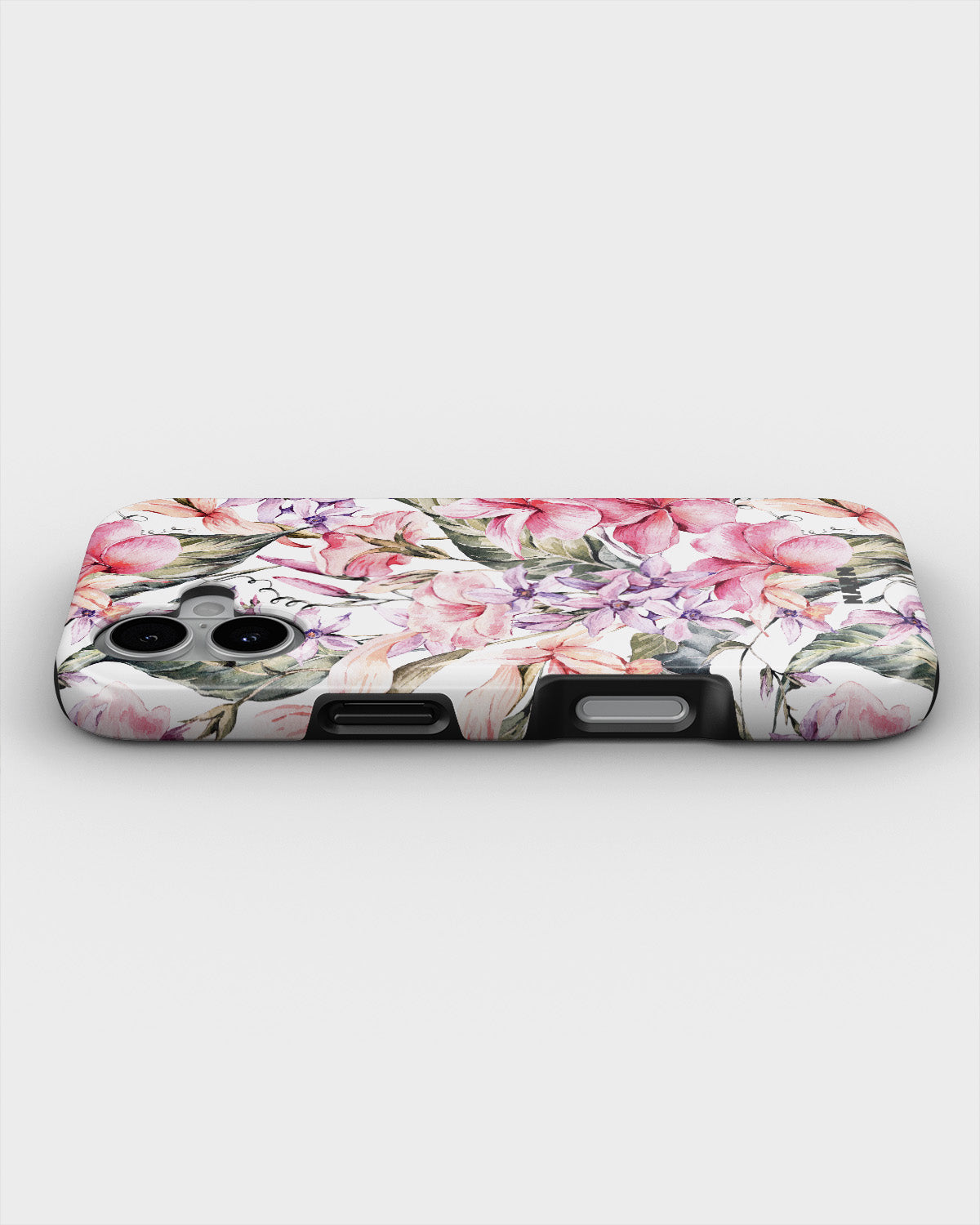iPhone 16 Plus Tough Case – Watercolor Flowers - View 3