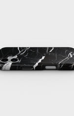 iPhone 16 Plus Tough Case – Black Marble - View 3