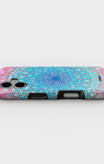 iPhone 16 Plus Tough Case – Pastel Mandala - View 3