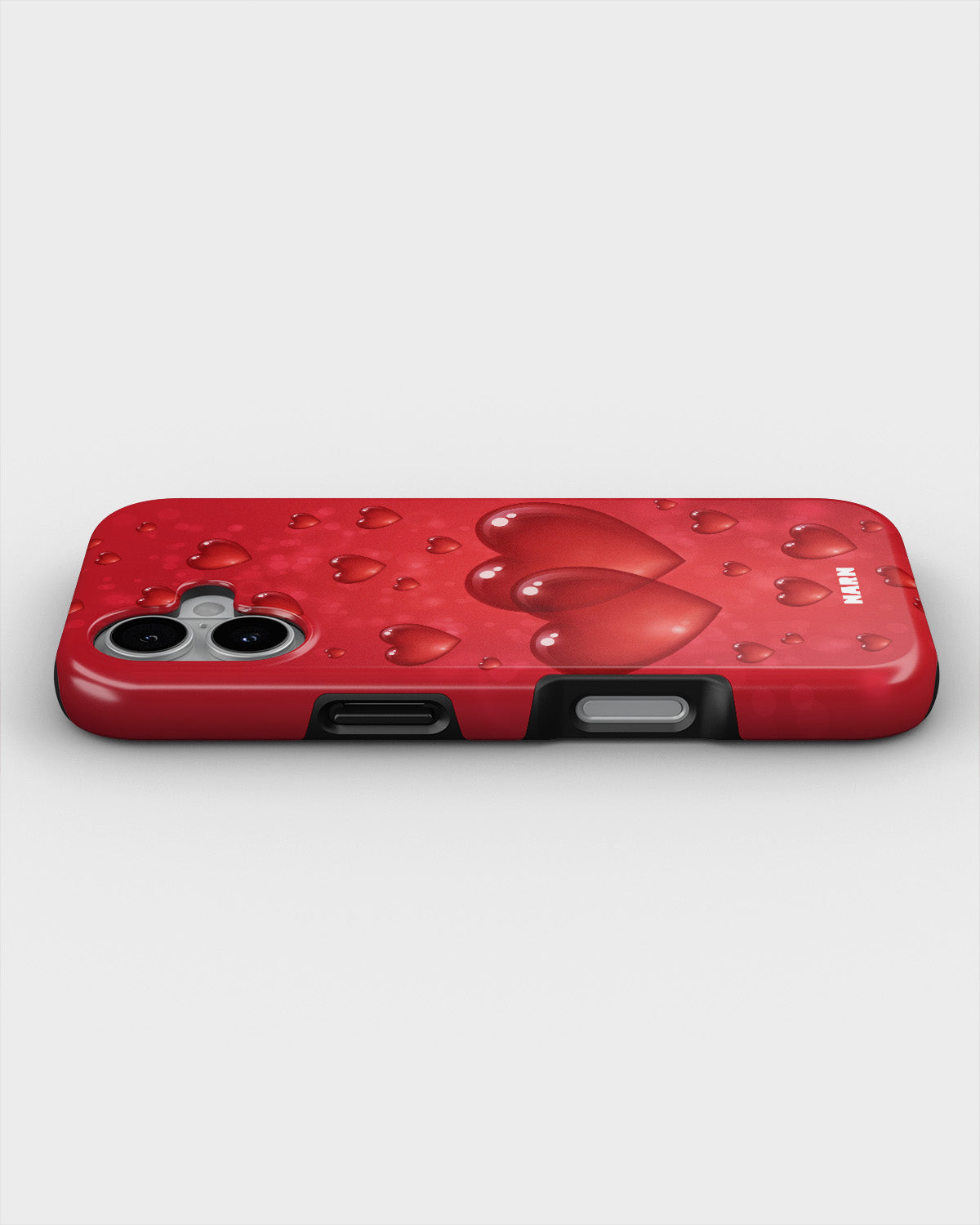 iPhone 16 Plus Tough Case – Red Romance - View 3
