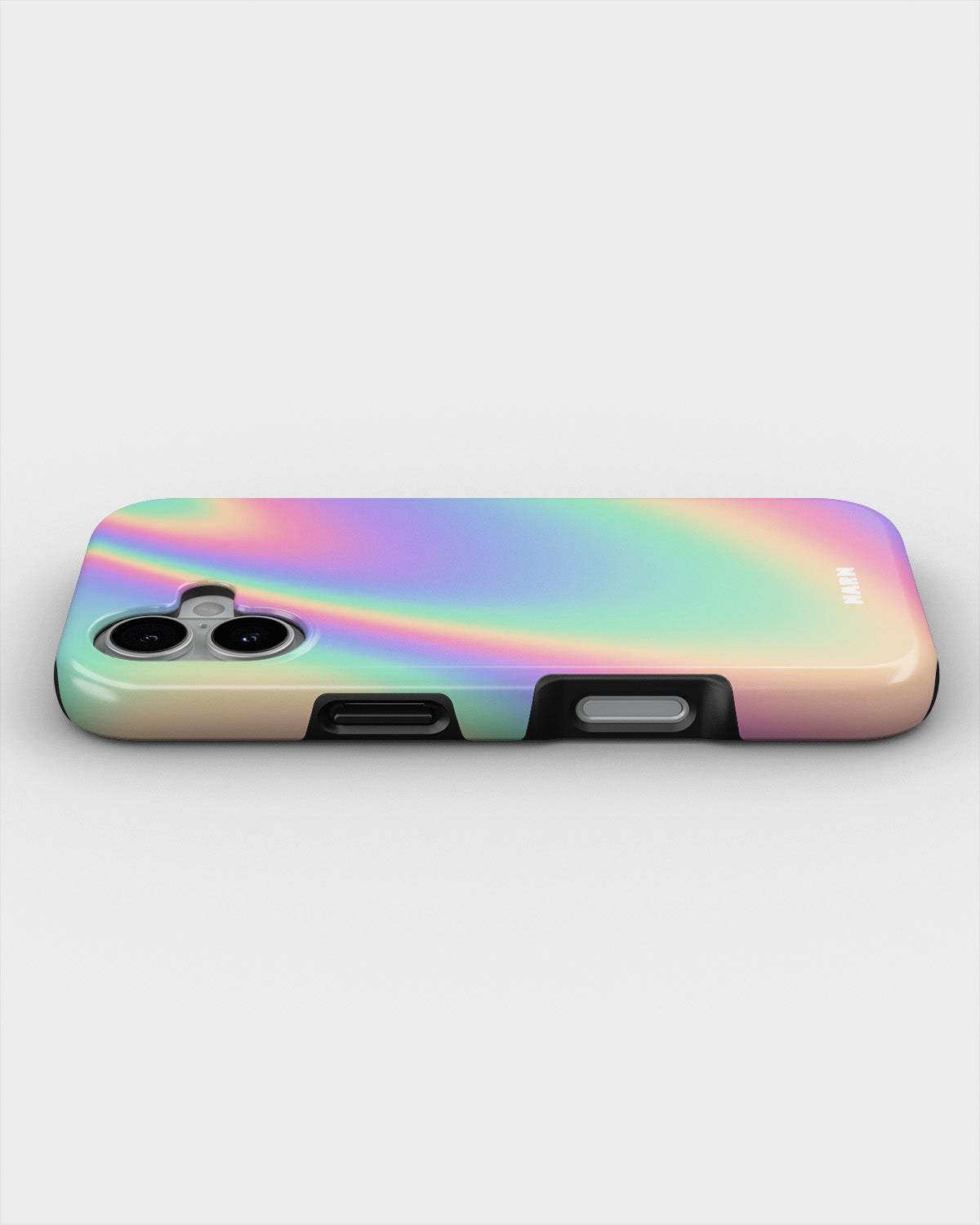iPhone 16 Plus Tough Case – Rainbow Haze - View 3
