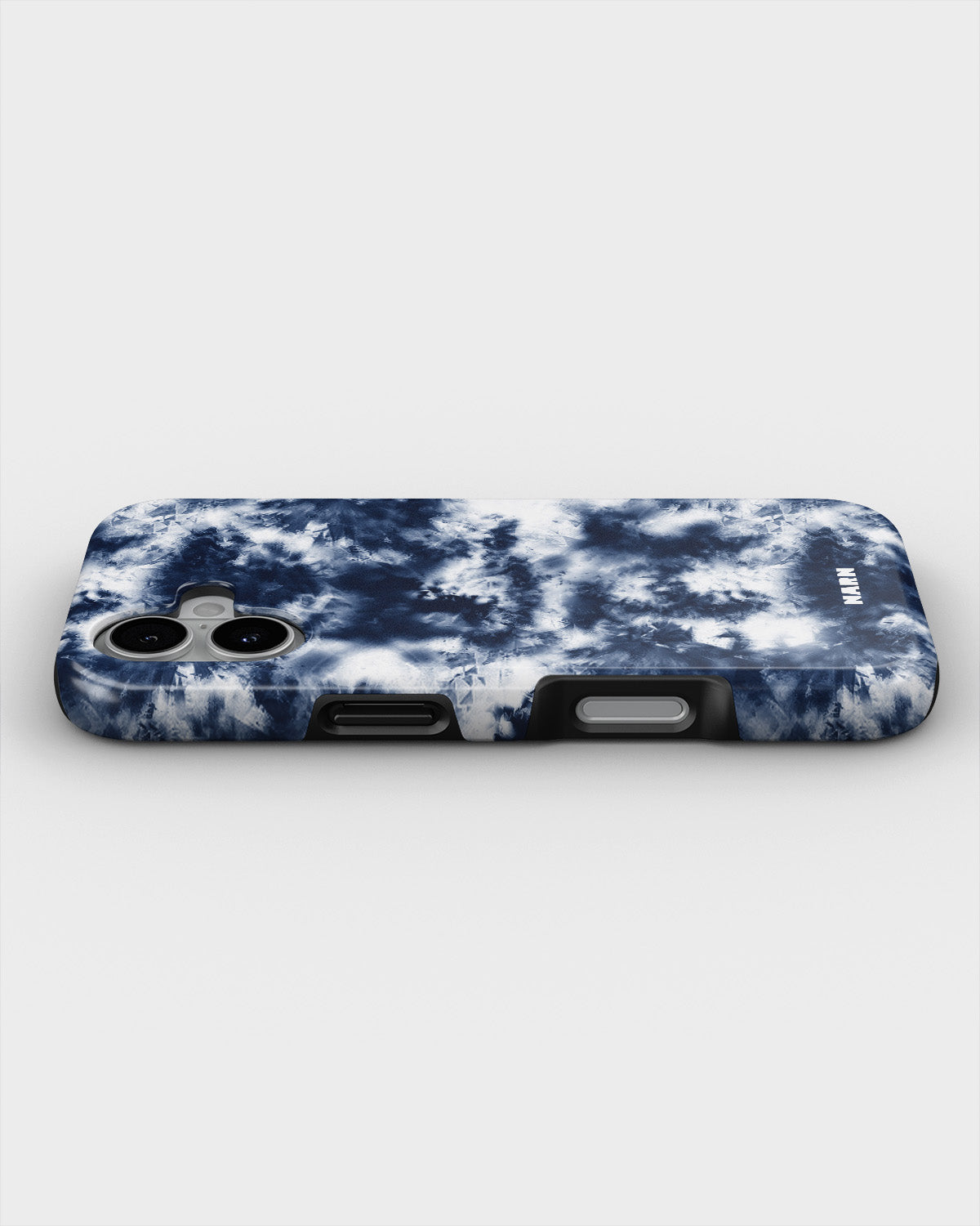 iPhone 16 Plus Tough Case – Tie Dye Blue - View 3