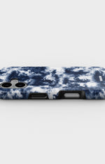 iPhone 16 Plus Tough Case – Tie Dye Blue - View 3