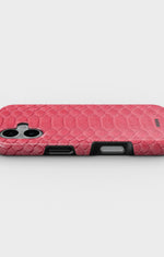 iPhone 16 Plus Tough Case – Pink Snake - View 3