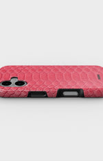 iPhone 16 Plus Tough Case – Pink Snake - View 3