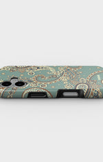 iPhone 16 Plus Tough Case – Paisley Green - View 3