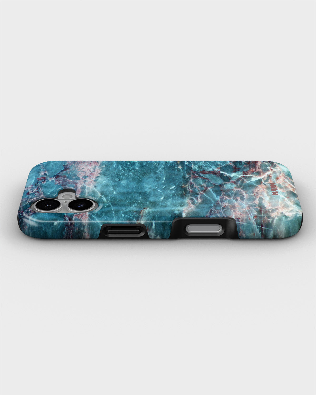 iPhone 16 Plus Tough Case – Icy Marble - View 3