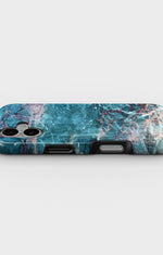 iPhone 16 Plus Tough Case – Icy Marble - View 3