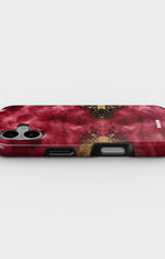 iPhone 16 Plus Tough Case – Burgendy Shimmer - View 3