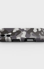iPhone 16 Plus Tough Case – Grey Camo - View 3