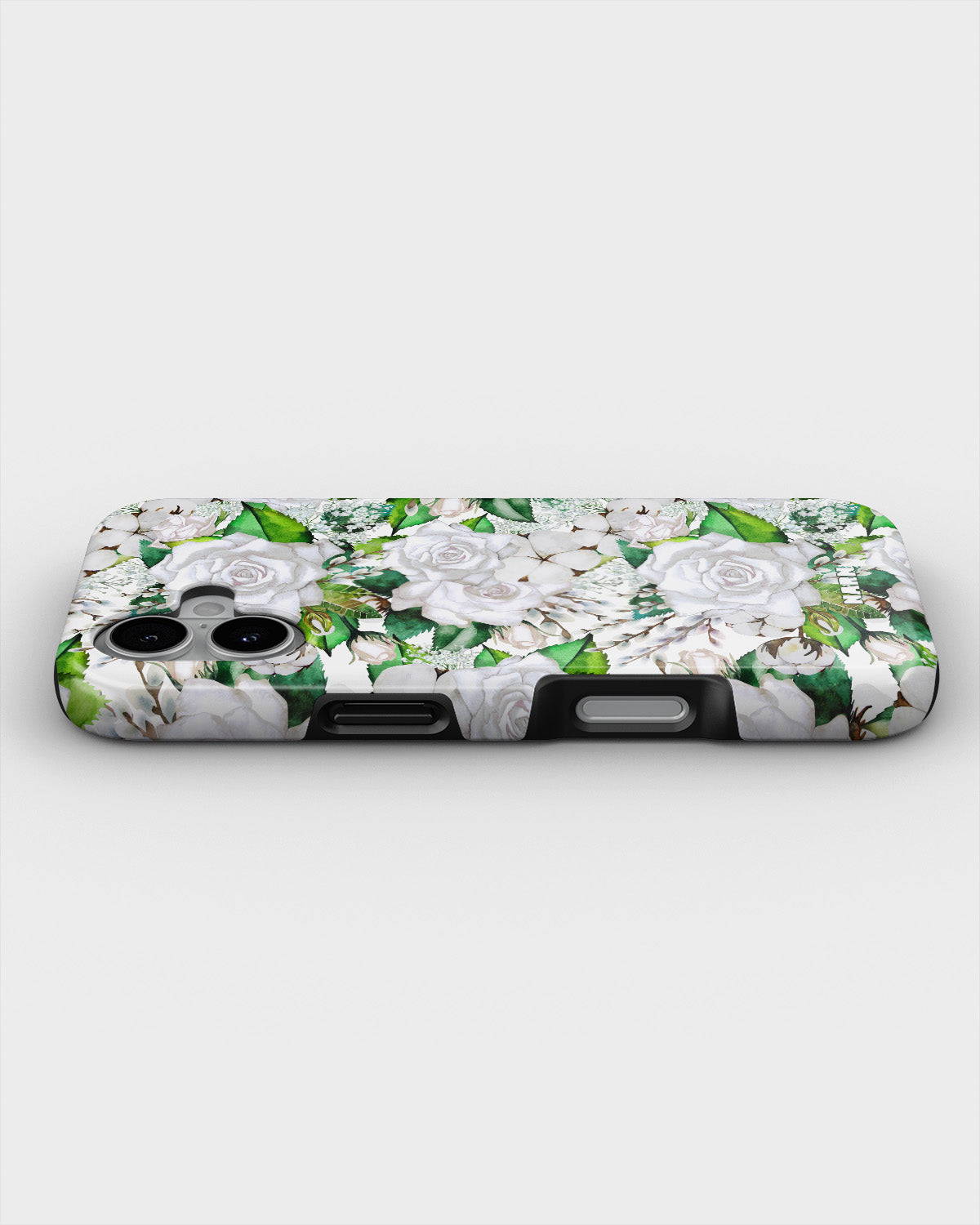 iPhone 16 Plus Tough Case – White Bloom - View 3
