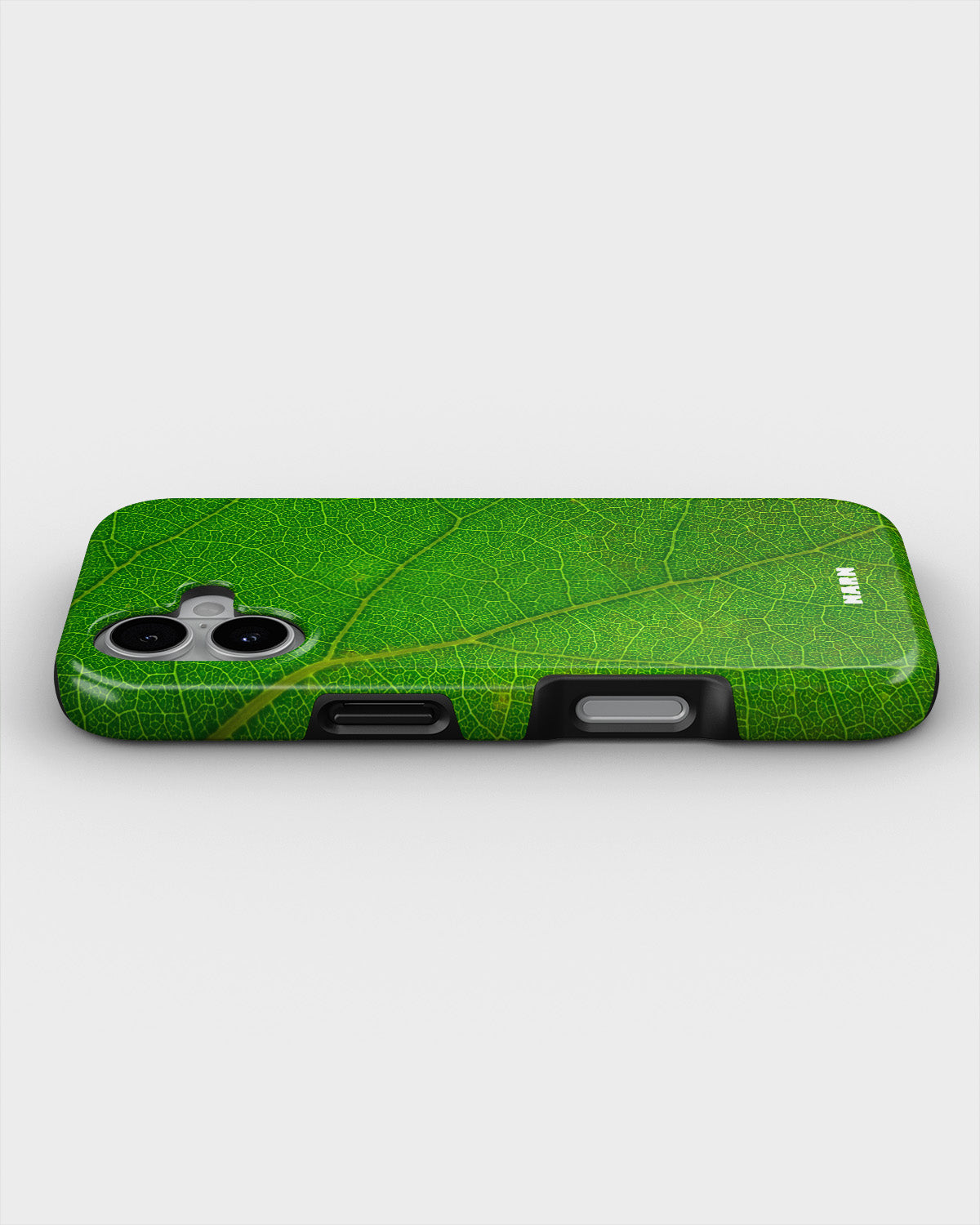 iPhone 16 Plus Tough Case – Green Leafy - View 3