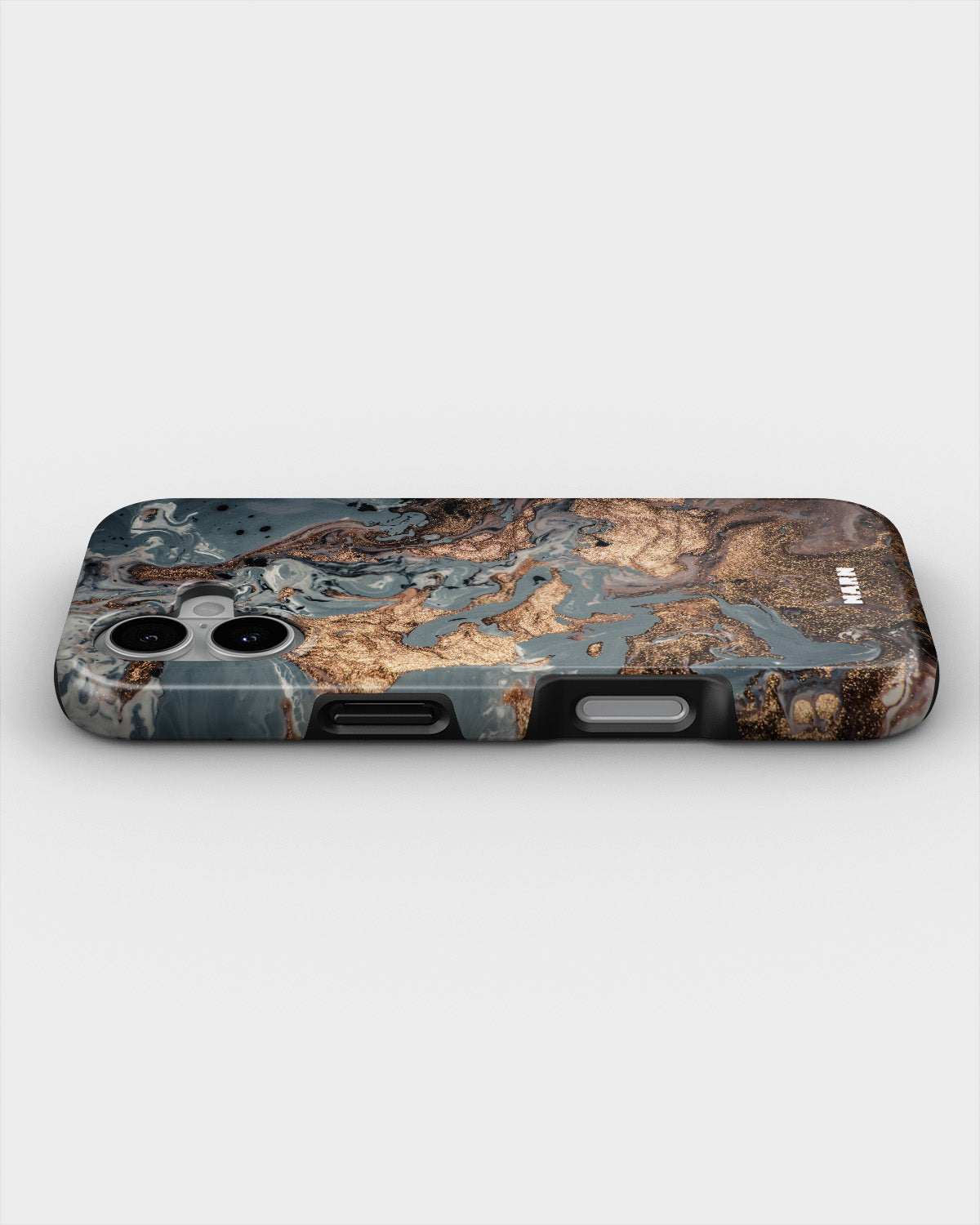 iPhone 16 Plus Tough Case – Molten Gold - View 3