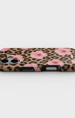 iPhone 16 Plus Tough Case – Leopard Flower - View 3