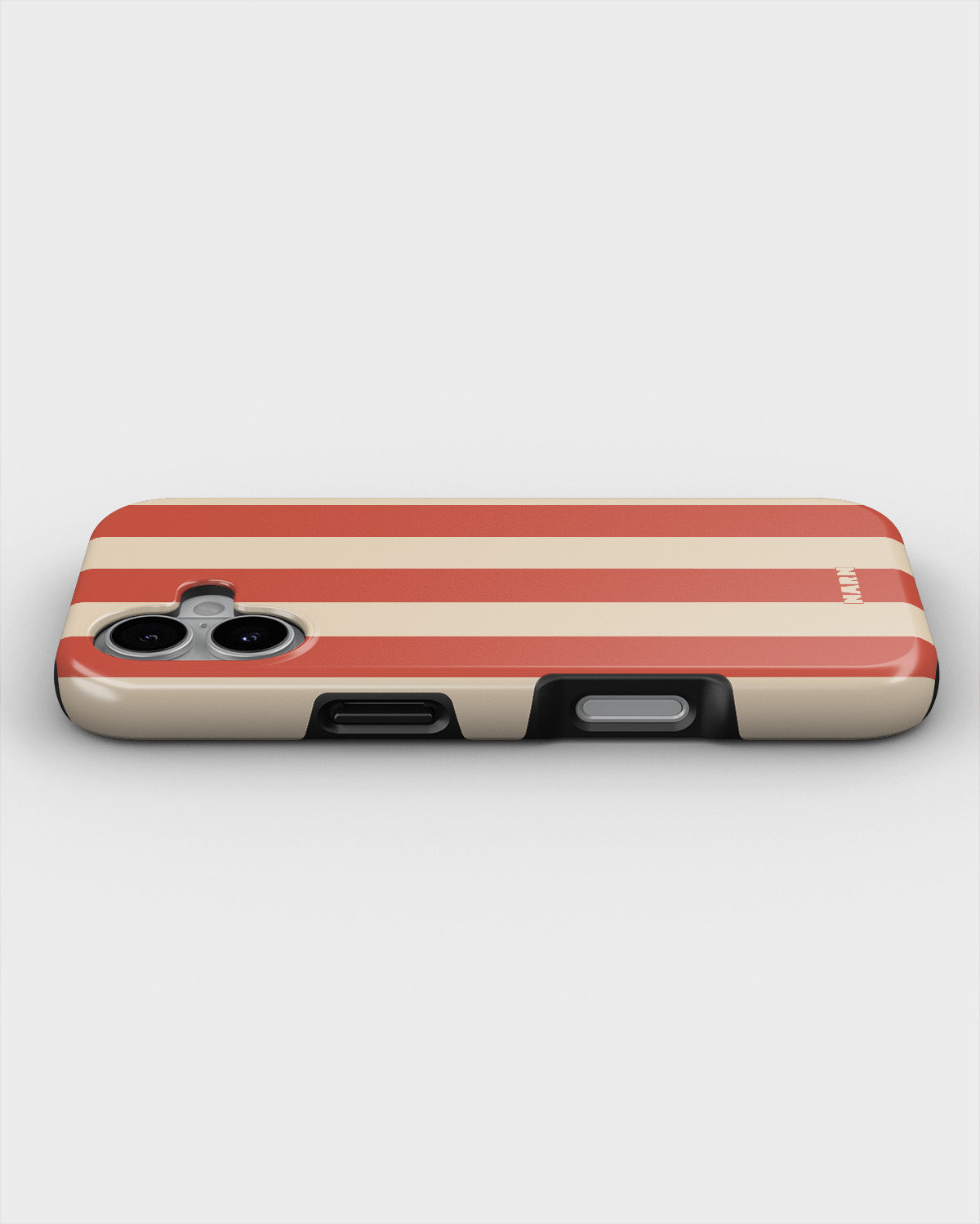 iPhone 16 Plus Tough Case – Sunset Stripes - View 3