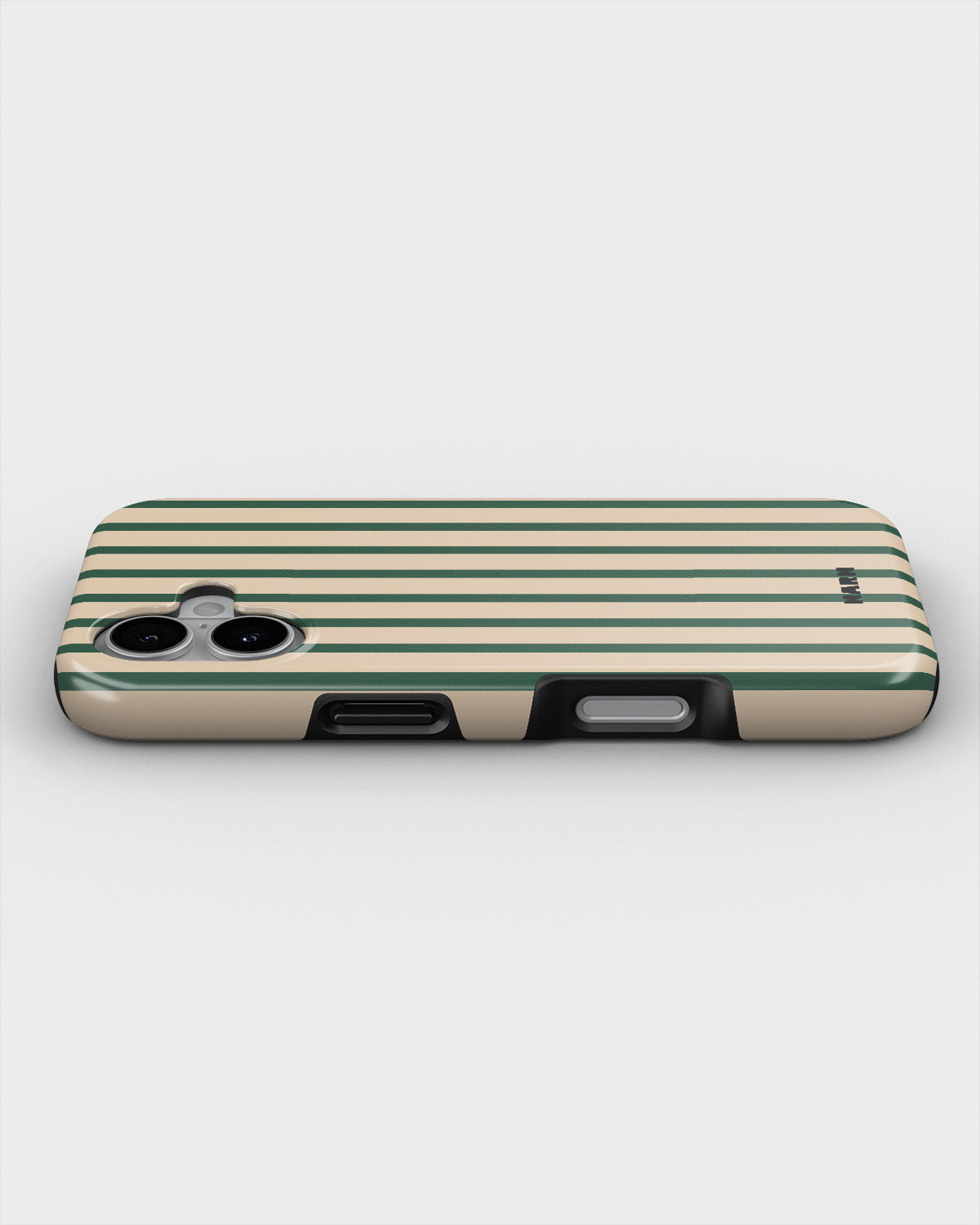 iPhone 16 Plus Tough Case – Evergreen Stripe - View 3