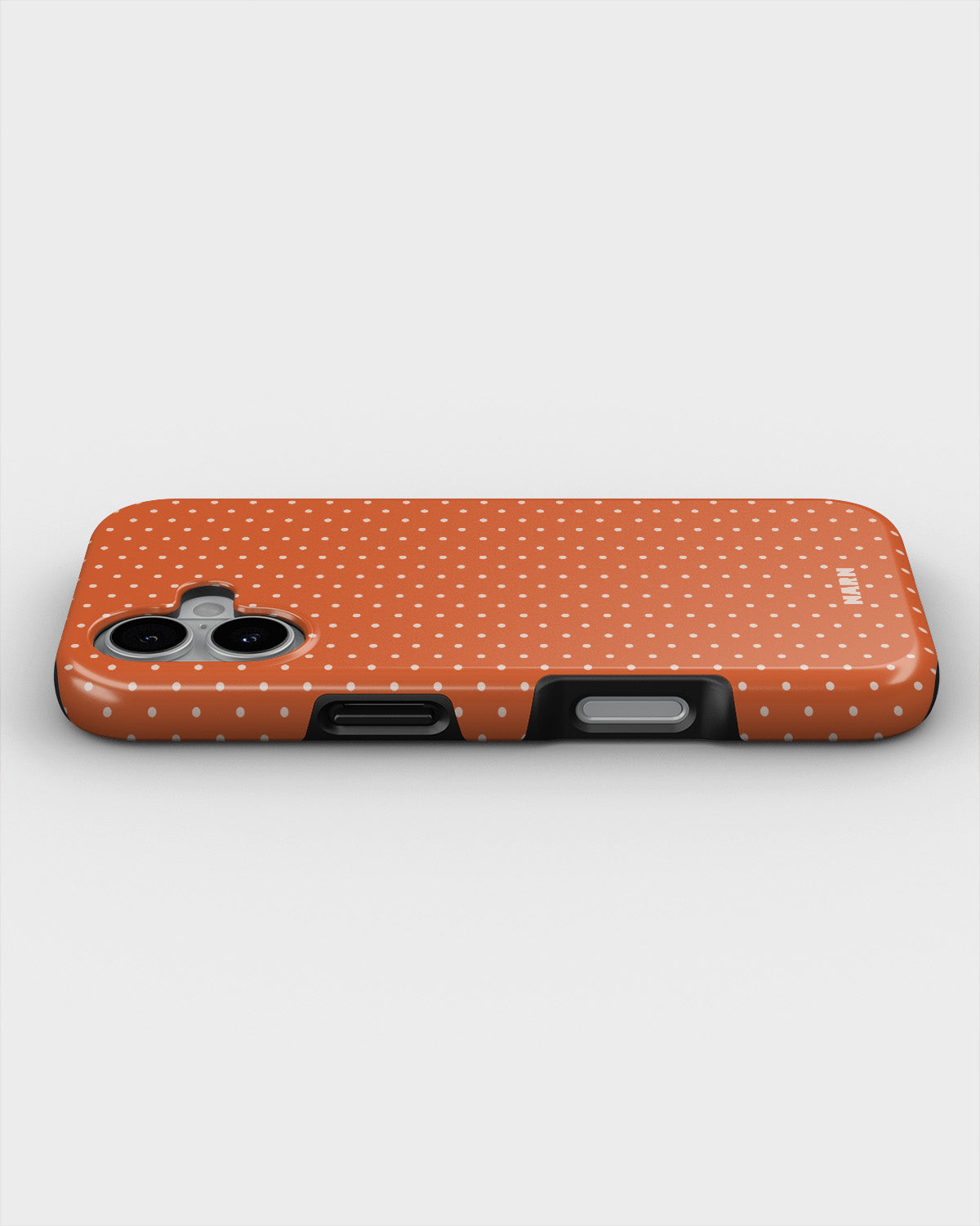 iPhone 16 Plus Tough Case – Sunrise Dots - View 3