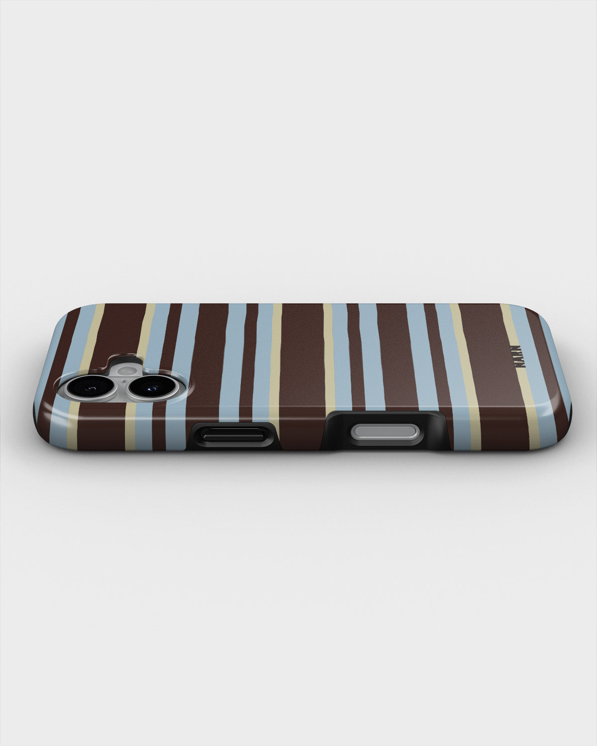 iPhone 16 Plus Tough Case – Latte Lines - View 3