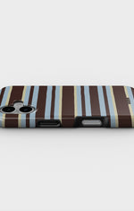 iPhone 16 Plus Tough Case – Latte Lines - View 3