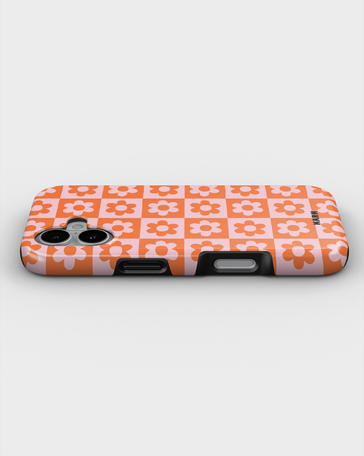 iPhone 16 Plus Tough Case – Peach Petals - View 3