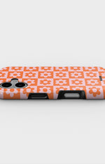 iPhone 16 Plus Tough Case – Peach Petals - View 3