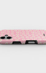 iPhone 16 Plus Tough Case – Pink Daisy - View 3