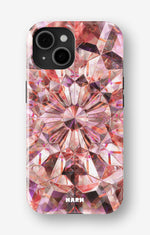 iPhone 15 Plus Tough Case – Pink Crystals - View 1