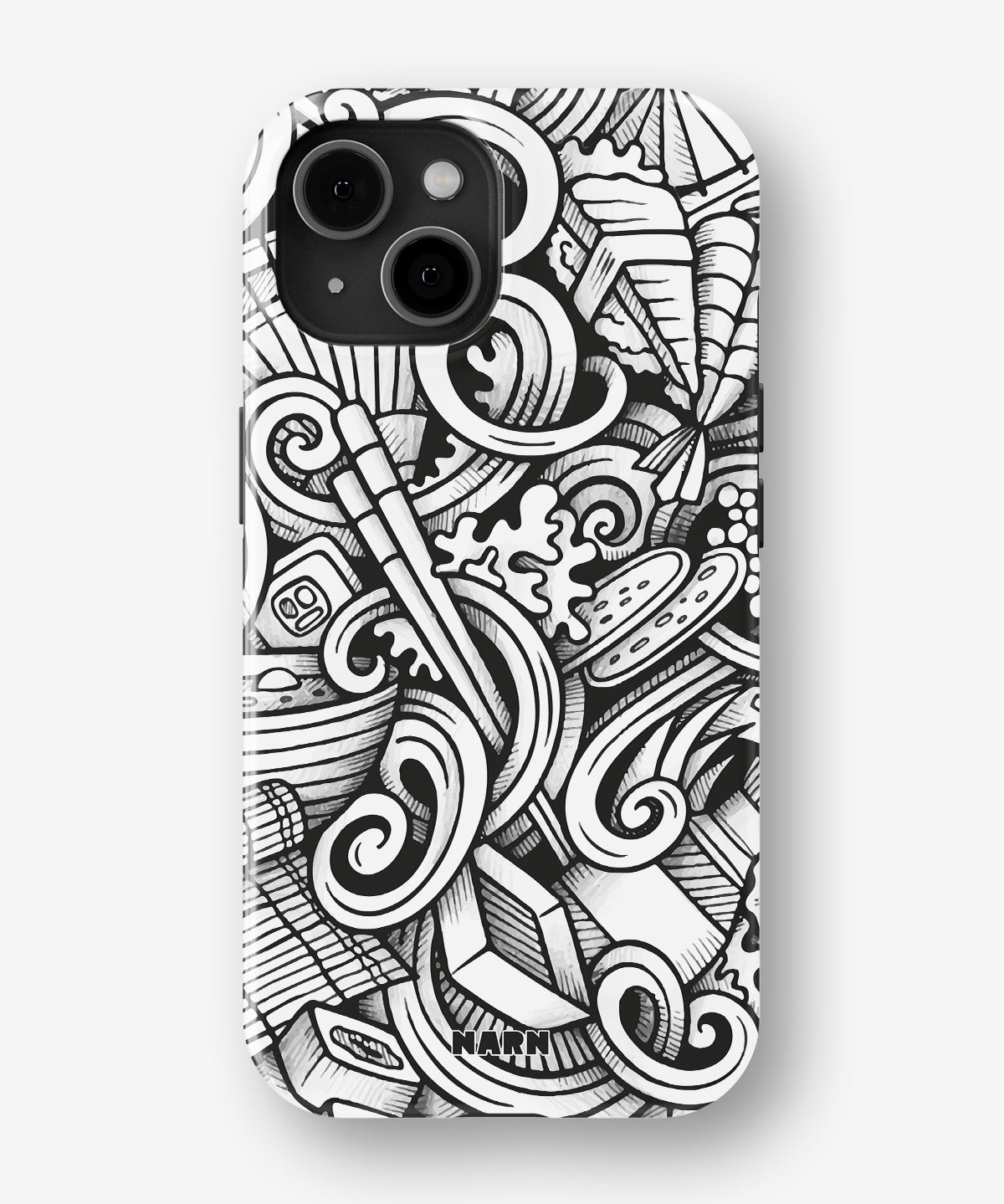 iPhone 15 Plus Tough Case – Japanese Pattern - View 1