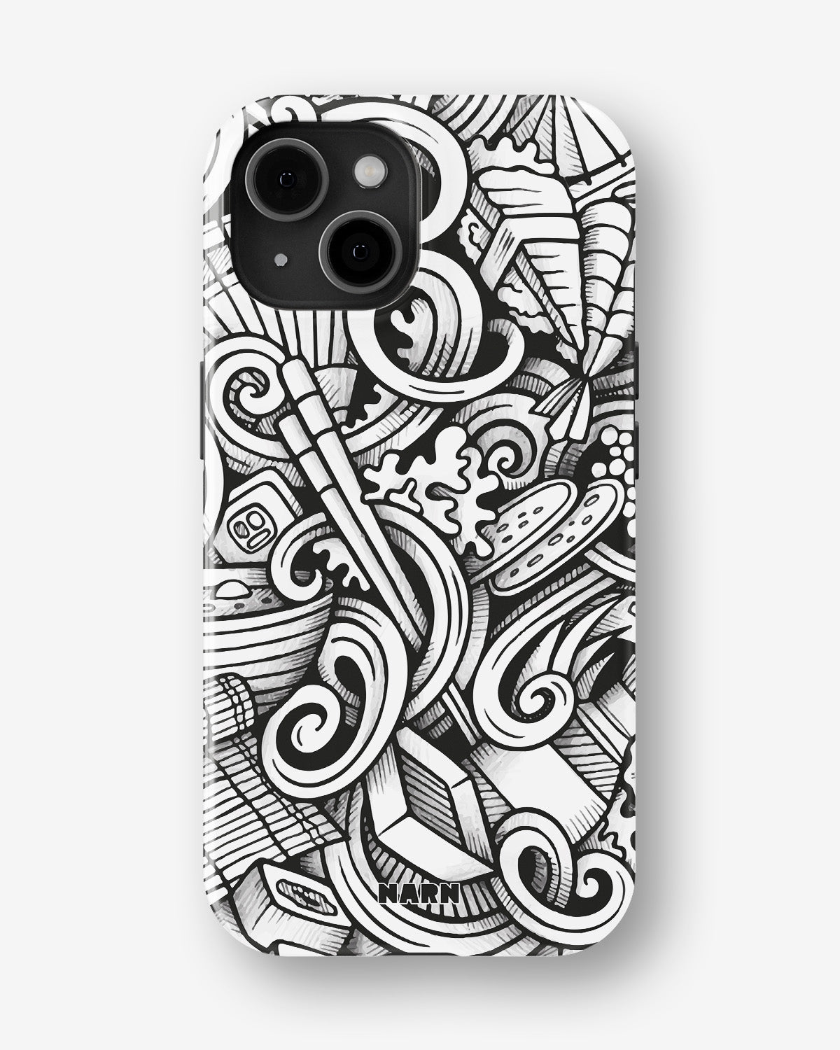 iPhone 15 Plus Tough Case – Japanese Pattern - View 1