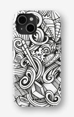 iPhone 15 Plus Tough Case – Japanese Pattern - View 1