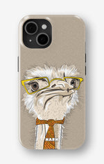 iPhone 15 Plus Tough Case – Hipster Ostrich - View 1