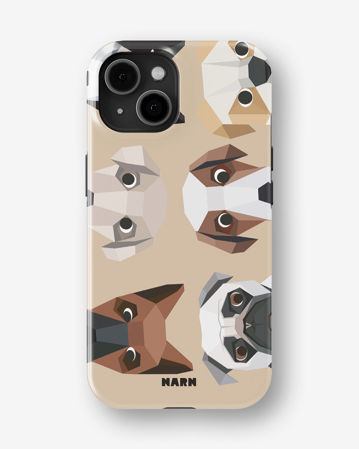 iPhone 15 Plus Tough Case – Cute Dogs - View 1