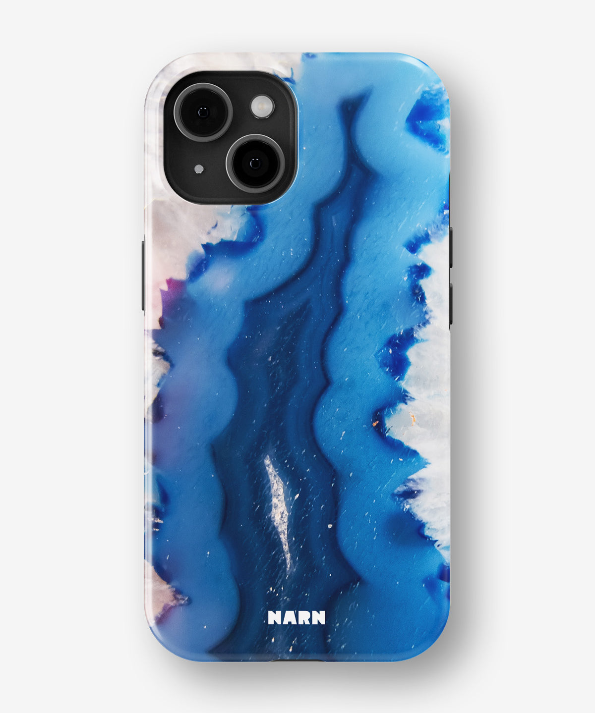 iPhone 15 Plus Tough Case – Blue Agate - View 1