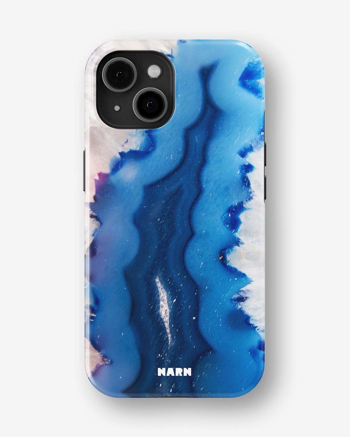 iPhone 15 Plus Tough Case – Blue Agate - View 1