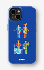 iPhone 15 Plus Tough Case – Beatles Blue - View 1