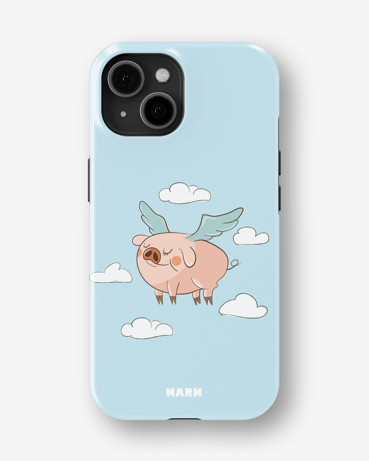 iPhone 15 Plus Tough Case – Dreamy Pig - View 1