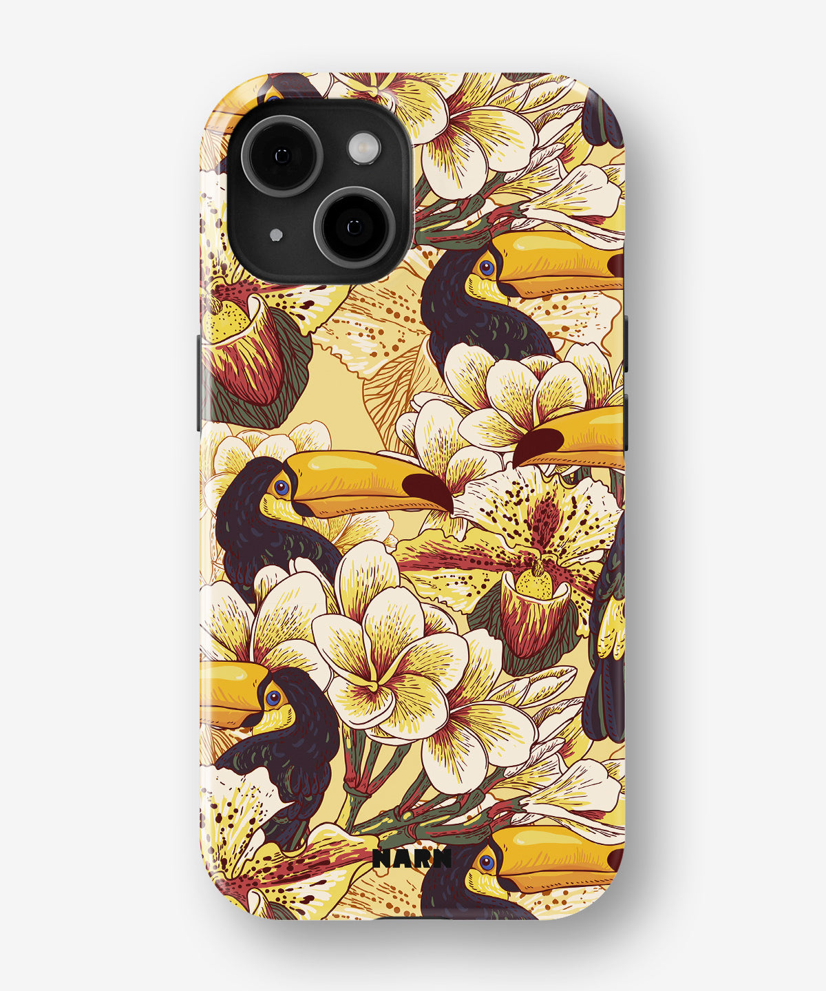 iPhone 15 Plus Tough Case – Toucans - View 1
