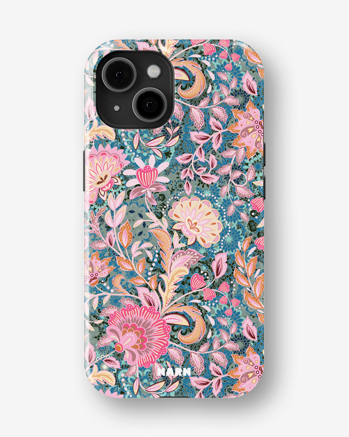 iPhone 15 Plus Tough Case – Fantasy Flowers - View 1