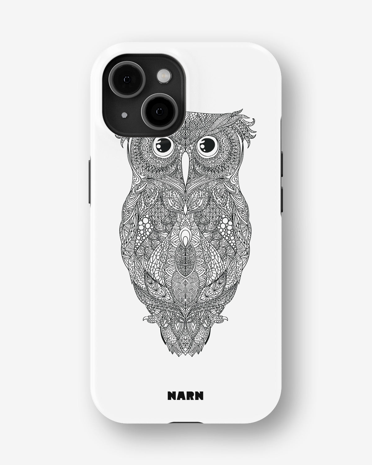 iPhone 15 Plus Tough Case – Owl - View 1